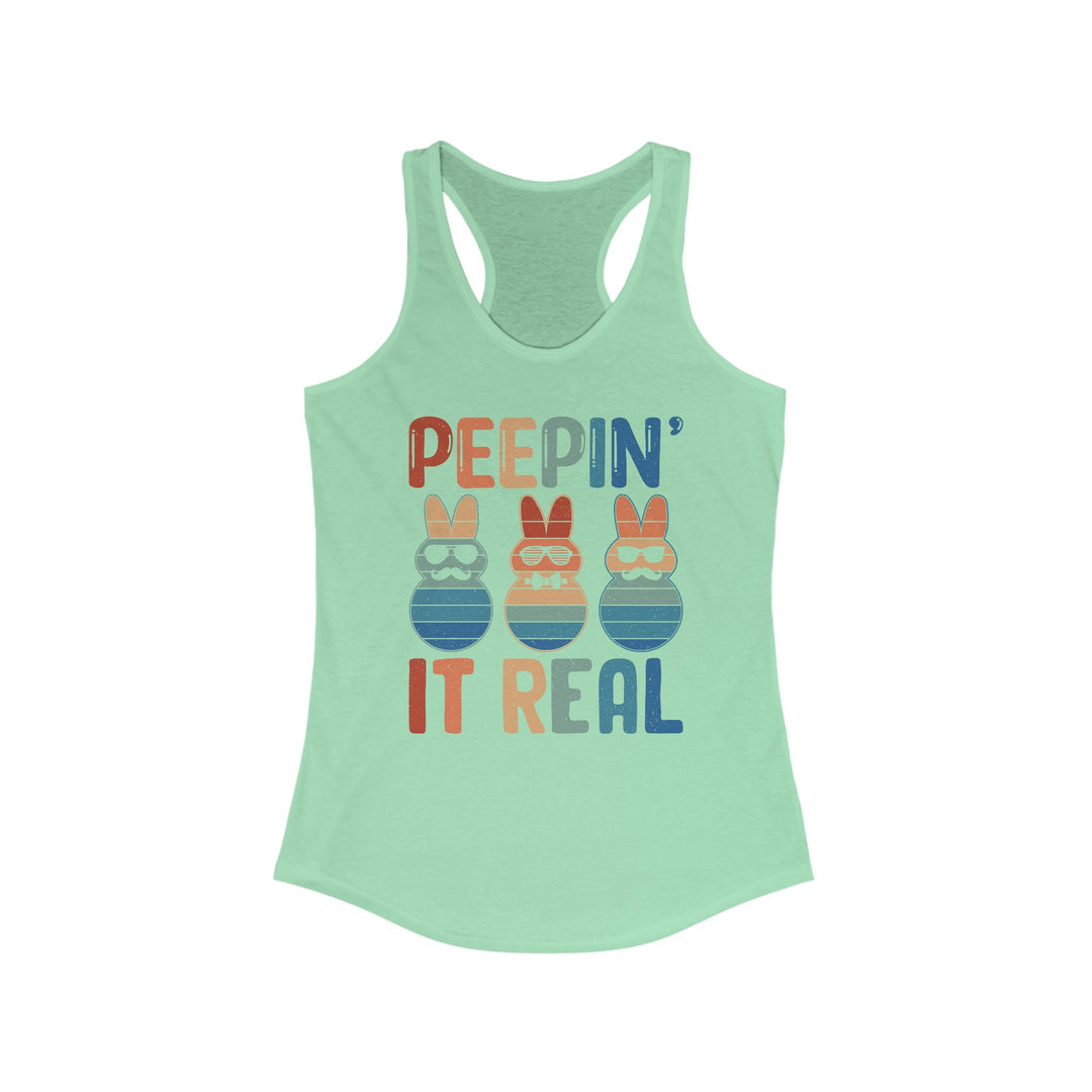 Peepin It Real - Women's Ideal Racerback Tank