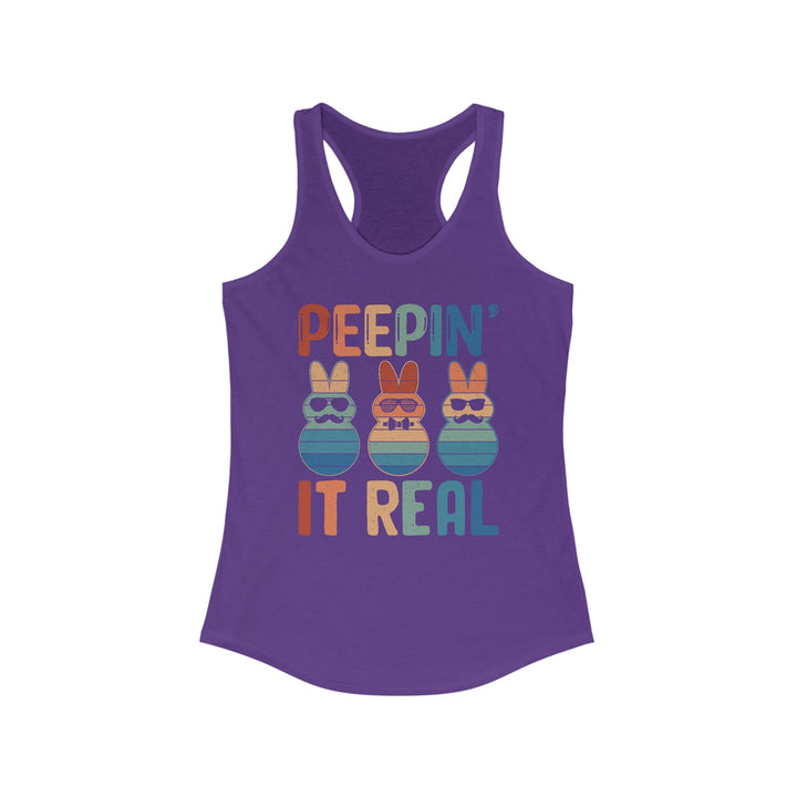 Peepin It Real - Women's Ideal Racerback Tank