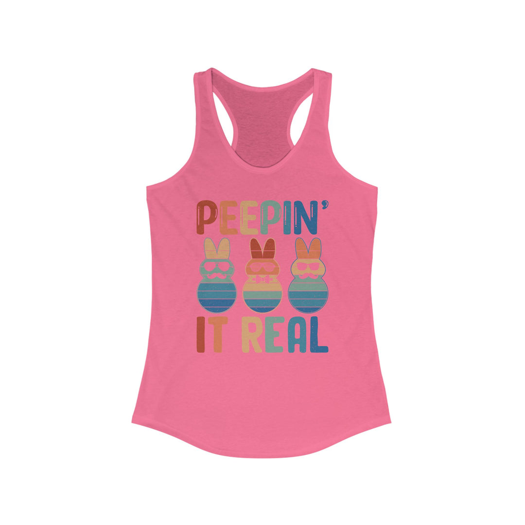 Peepin It Real - Women's Ideal Racerback Tank
