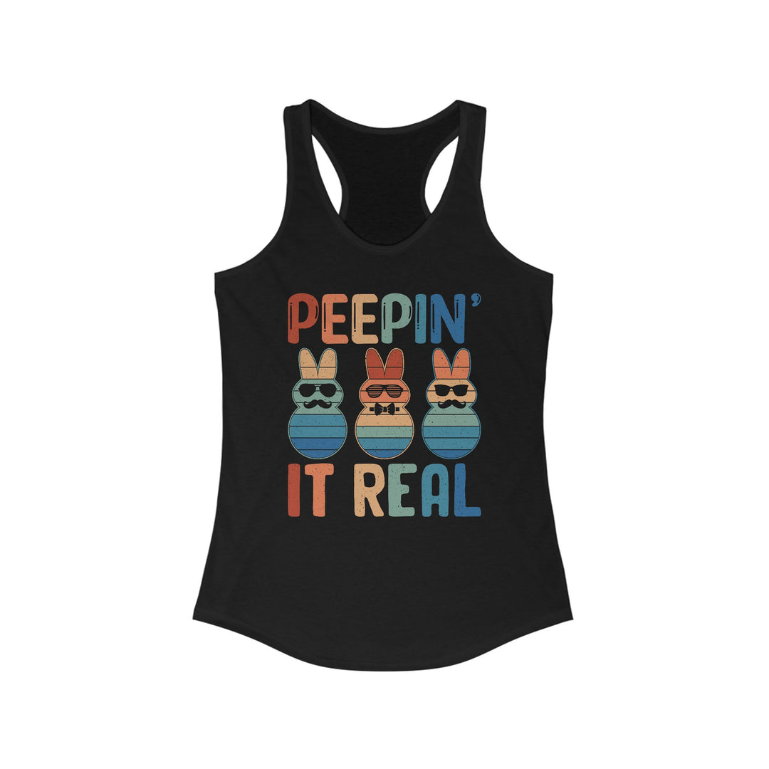 Peepin It Real - Women's Ideal Racerback Tank