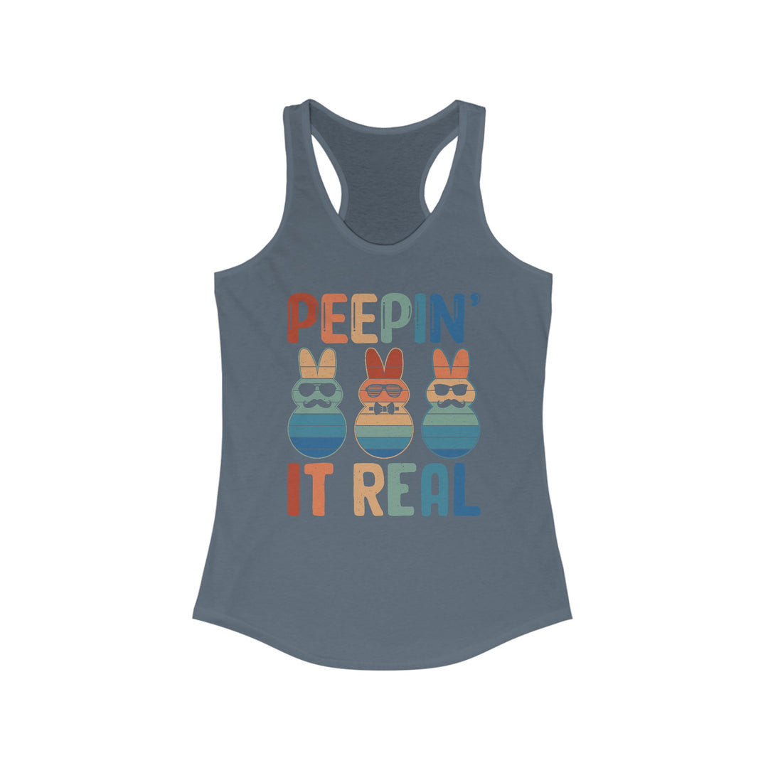 Peepin It Real - Women's Ideal Racerback Tank