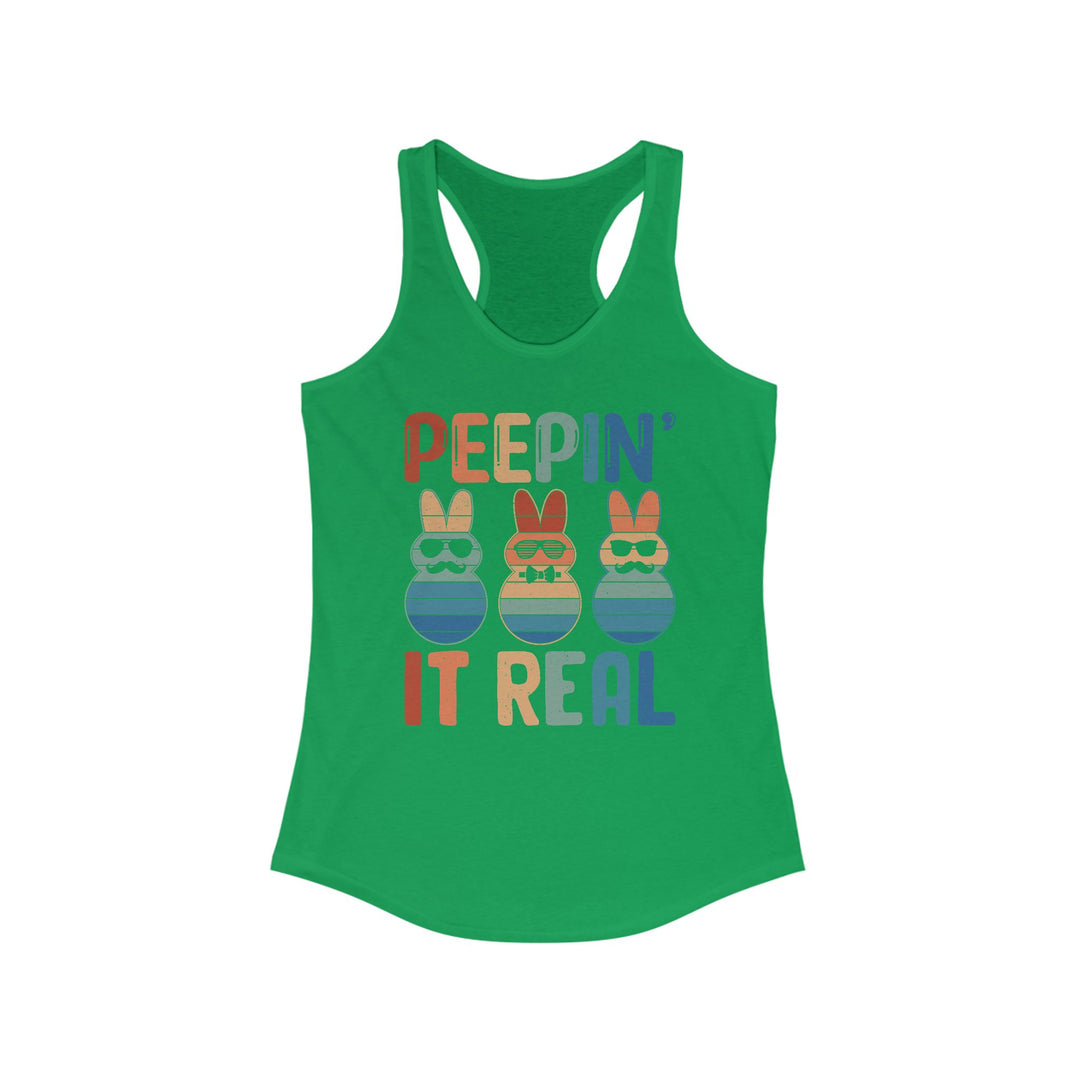 Peepin It Real - Women's Ideal Racerback Tank