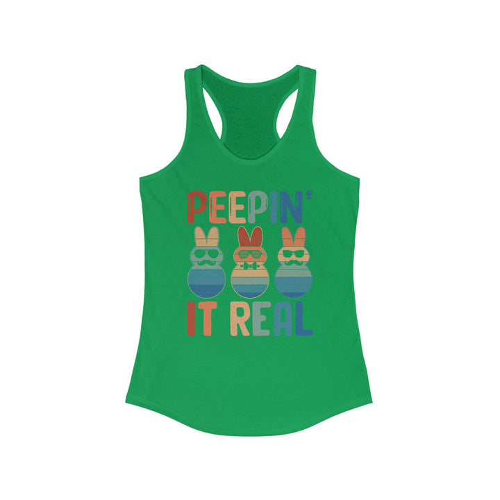 Peepin It Real - Women's Ideal Racerback Tank