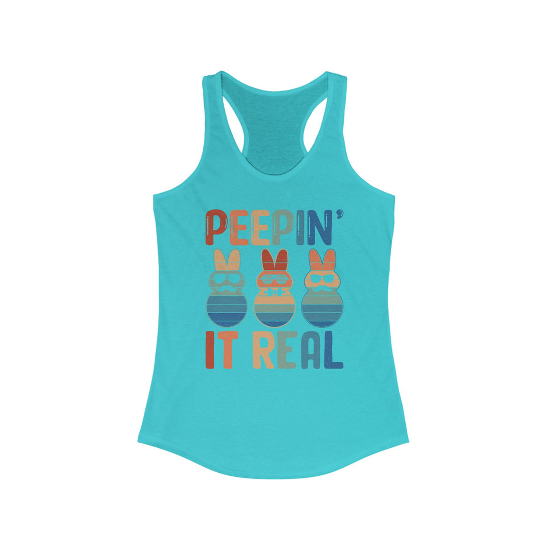 Peepin It Real - Women's Ideal Racerback Tank