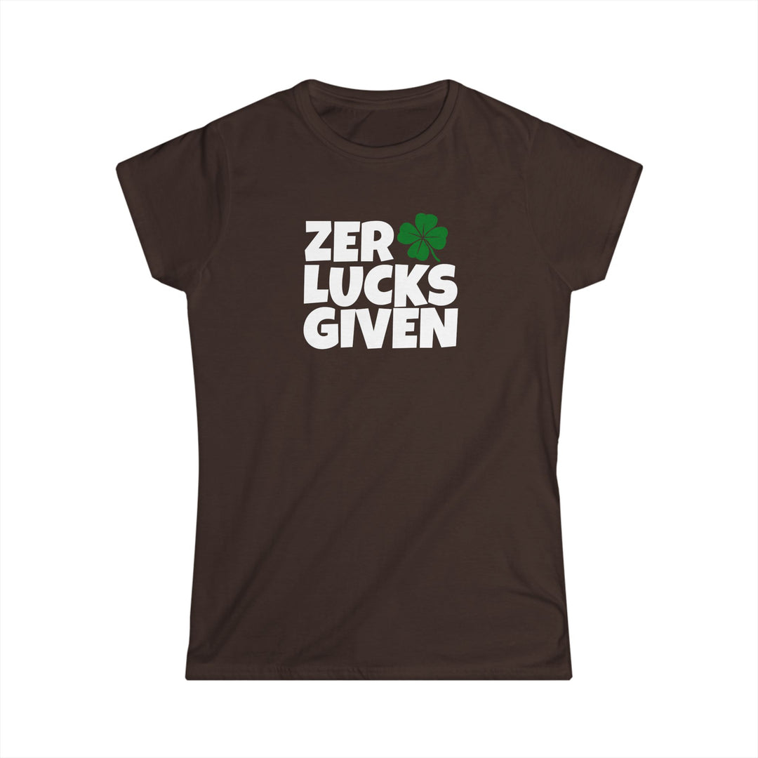 Zero Lucks Given - Women's Softstyle Tee
