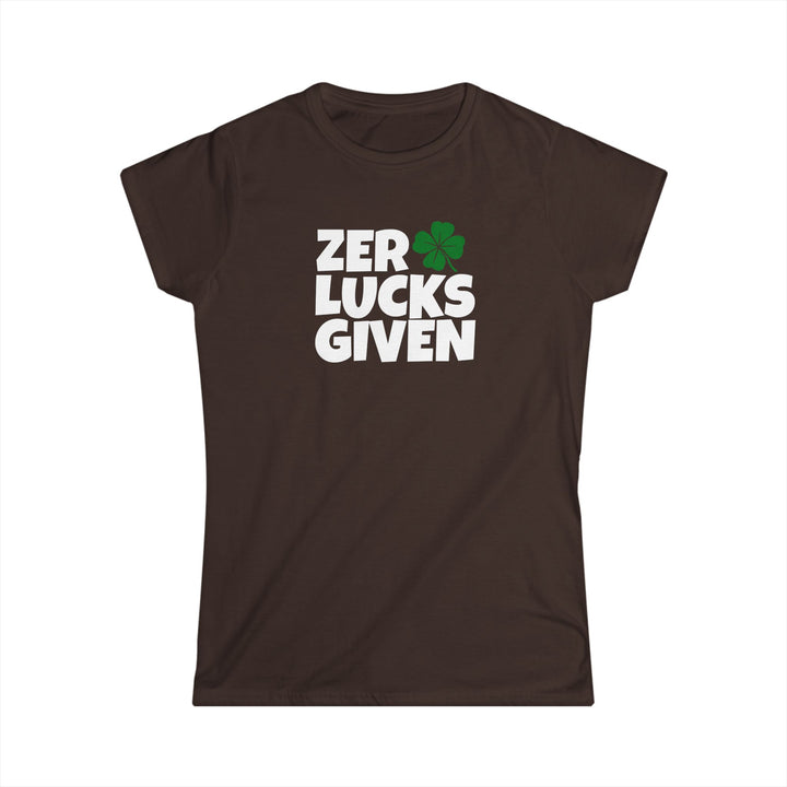Zero Lucks Given - Women's Softstyle Tee