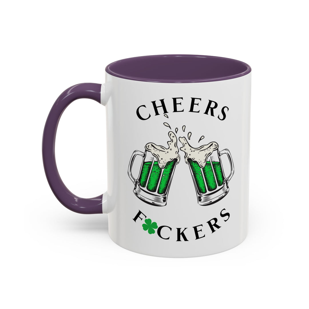 Cheers F*ckers - Accent Coffee Mug (11, 15oz)