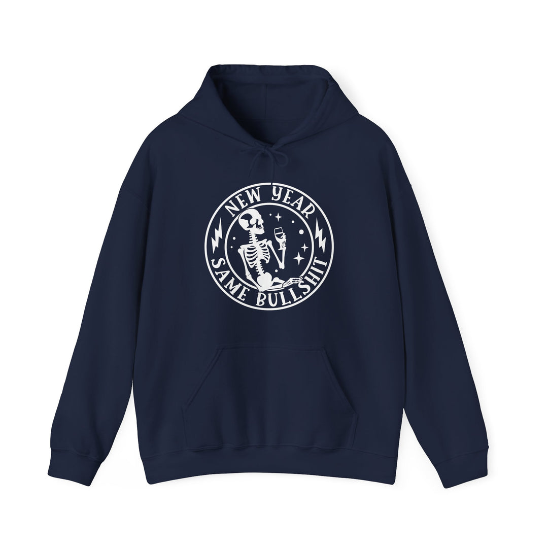 New Year Same Bullsh*t - Unisex Heavy Blend™ Hooded Sweatshirt