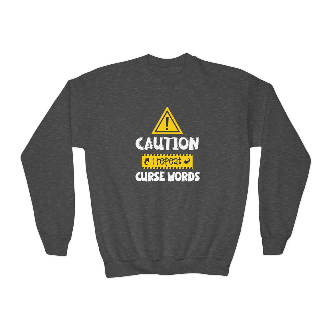 Caution - Youth Crewneck Sweatshirt