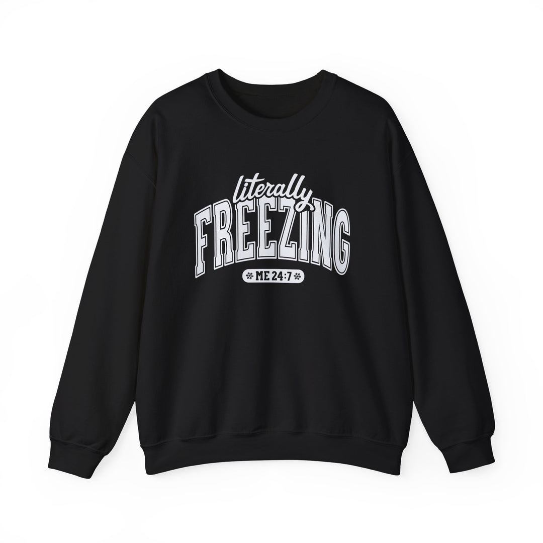 Literally Freezing - Unisex Heavy Blend™ Crewneck Sweatshirt