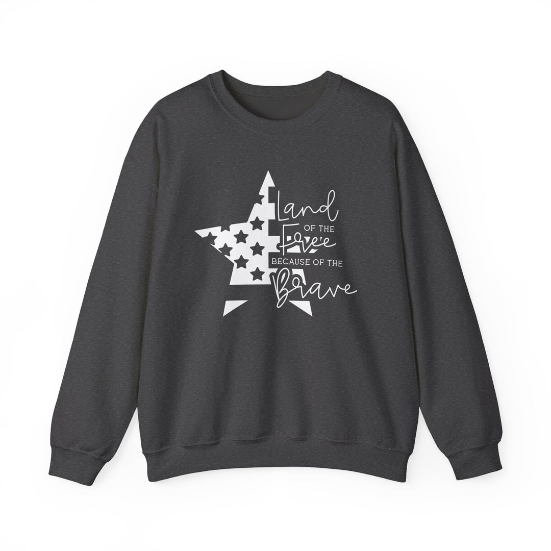 Land Of The Free - Unisex Heavy Blend™ Crewneck Sweatshirt
