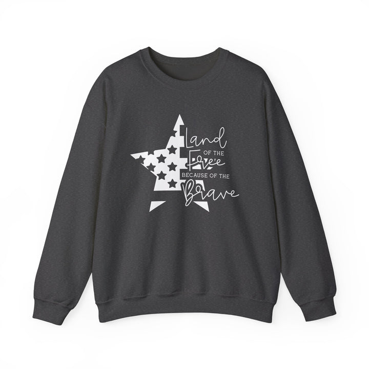 Land Of The Free - Unisex Heavy Blend™ Crewneck Sweatshirt