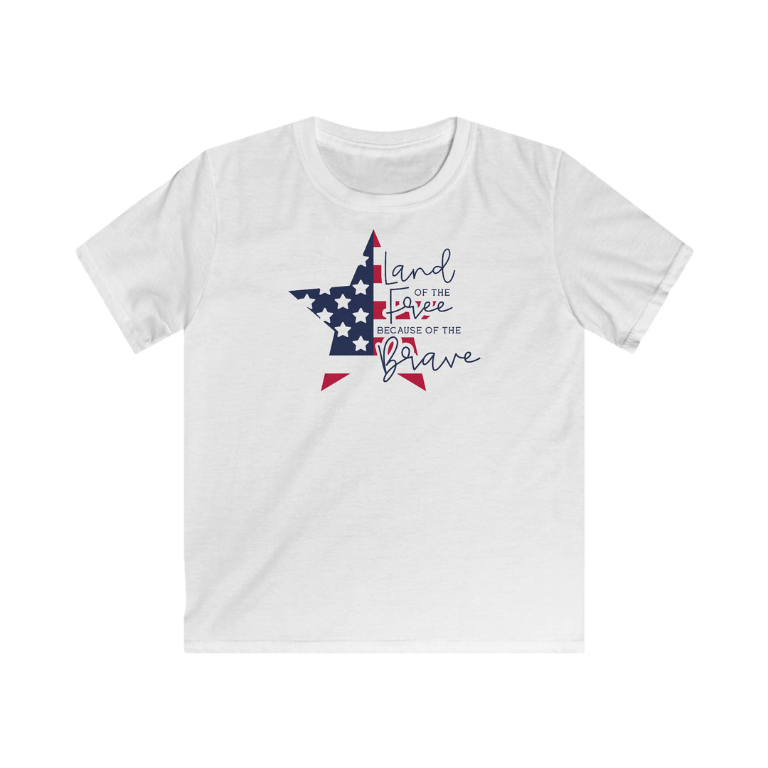 Land Of The Free - Kids Softstyle Tee