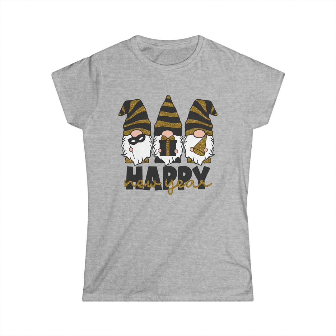 Happy New Year Gnomes - Women's Softstyle Tee