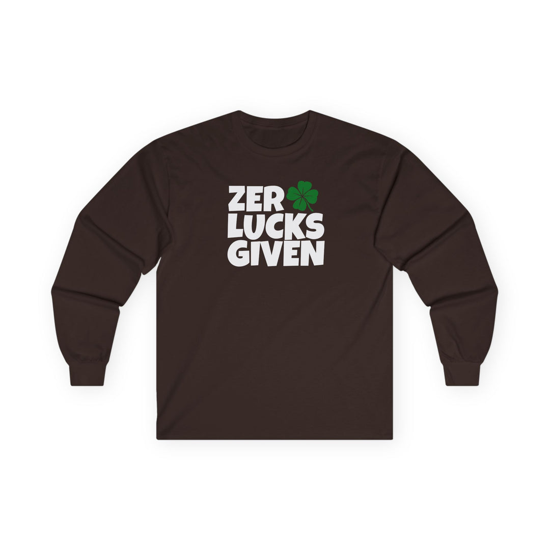 Zero Lucks Given - Unisex Ultra Cotton Long Sleeve Tee