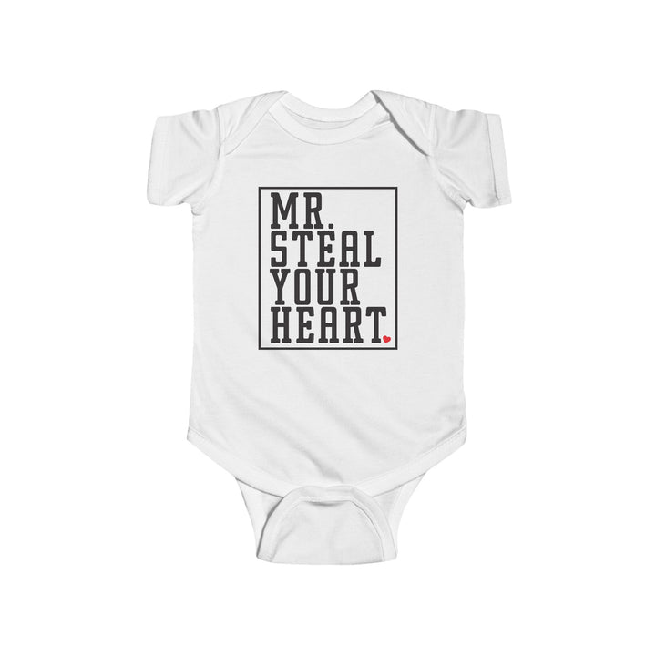 Mr. Steal Your Heart - Infant Fine Jersey Bodysuit