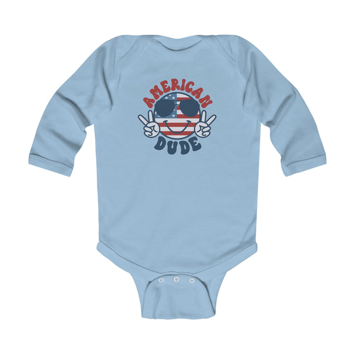 American Dude - Infant Long Sleeve Bodysuit