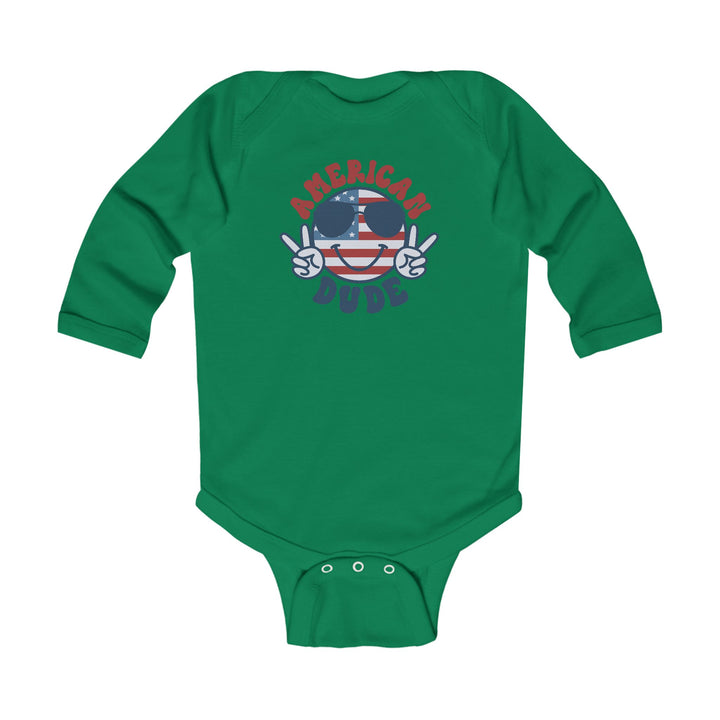 American Dude - Infant Long Sleeve Bodysuit