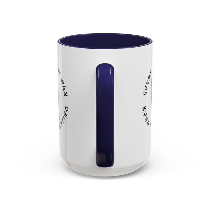 Kung Fu Fighting - Accent Coffee Mug (11, 15oz)