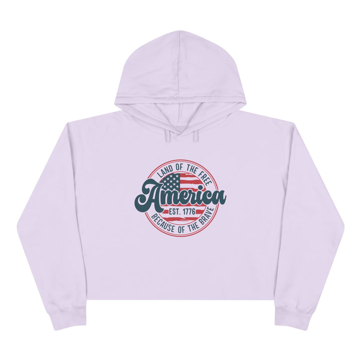 America 1776 - Crop Hoodie