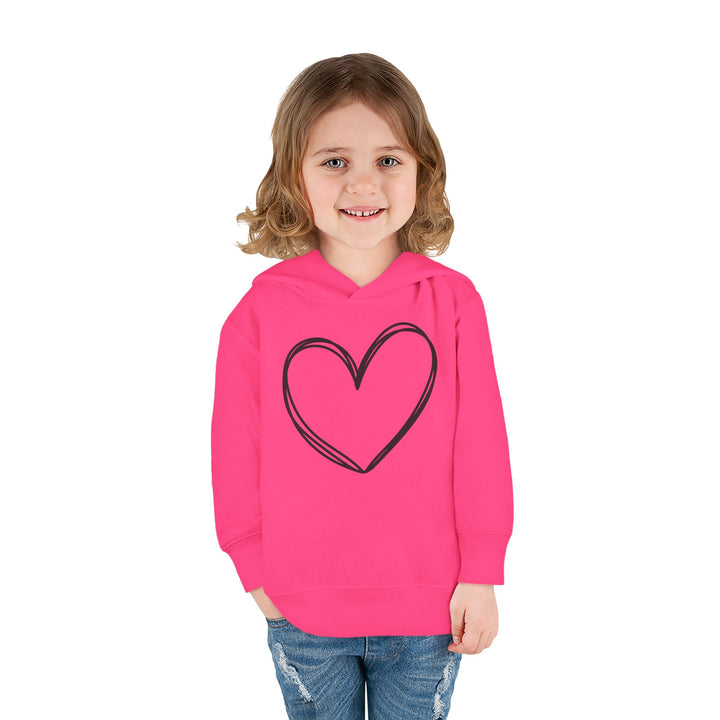 Heart - Toddler Pullover Fleece Hoodie