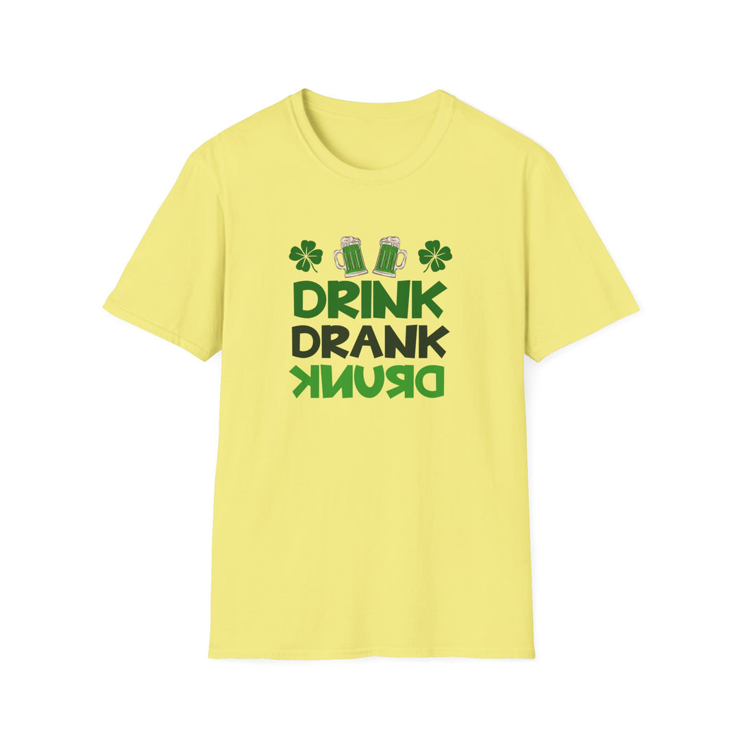 Drink Drank Drunk - Unisex Softstyle T-Shirt