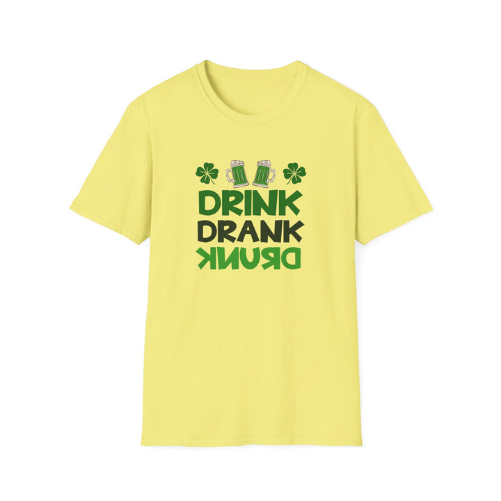 Drink Drank Drunk - Unisex Softstyle T-Shirt