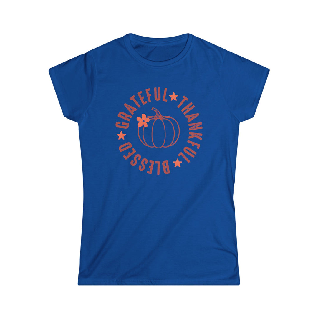 Grateful Thankful Blessed - Women's Softstyle Tee