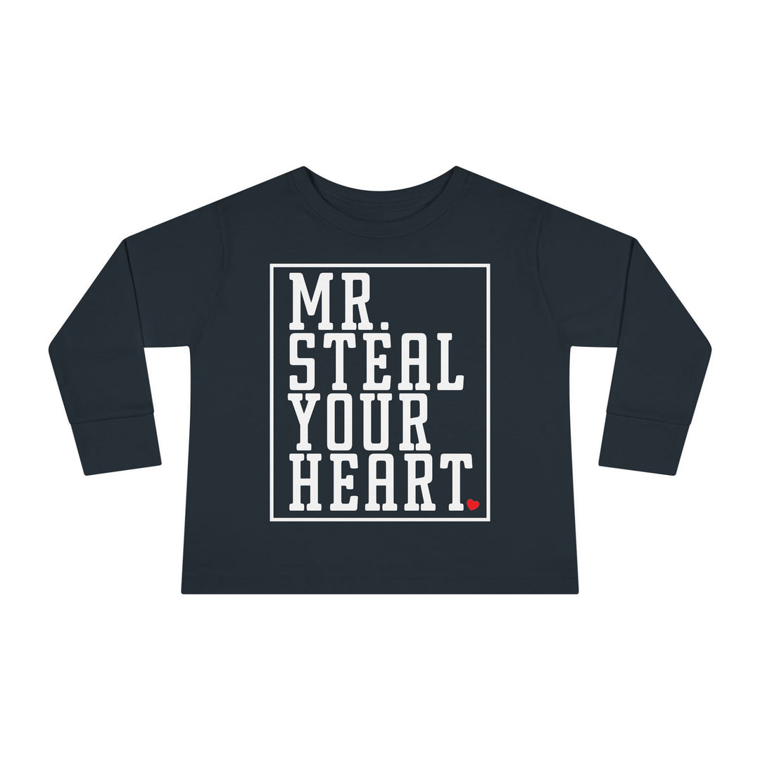 Mr. Steal Your Heart - Toddler Long Sleeve Tee