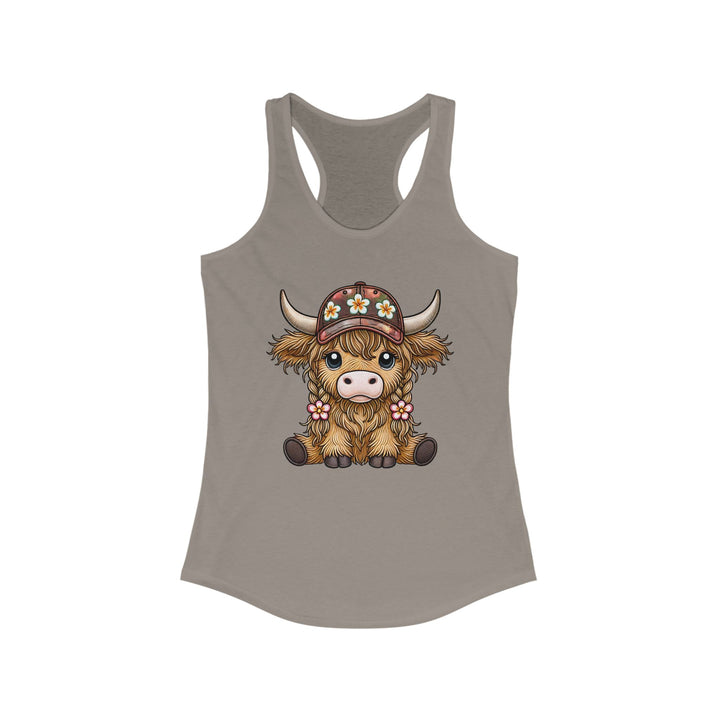 Summer Cow - Women's Ideal Racerback Tank