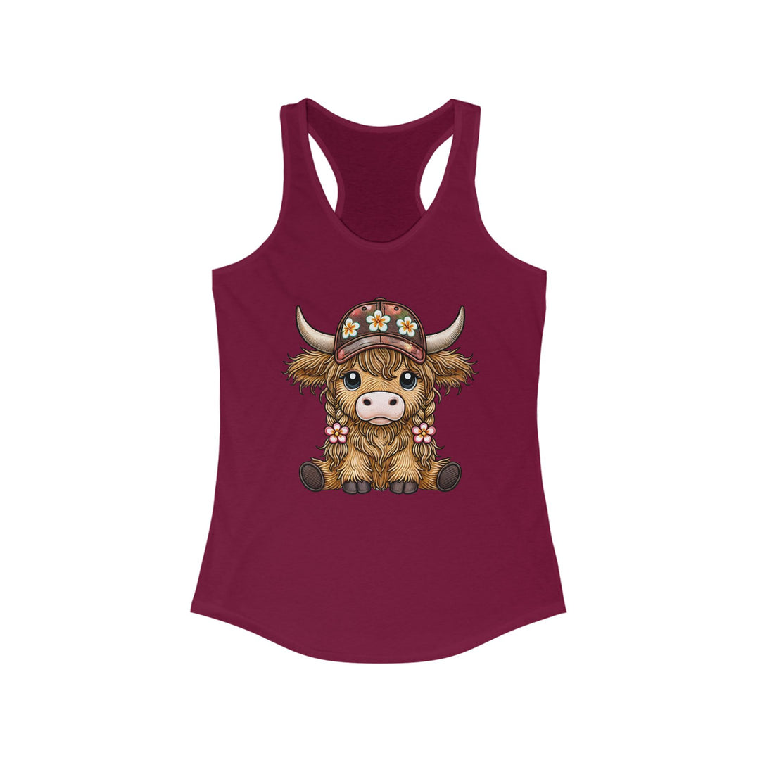 Summer Cow - Women's Ideal Racerback Tank