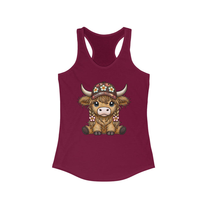 Summer Cow - Women's Ideal Racerback Tank