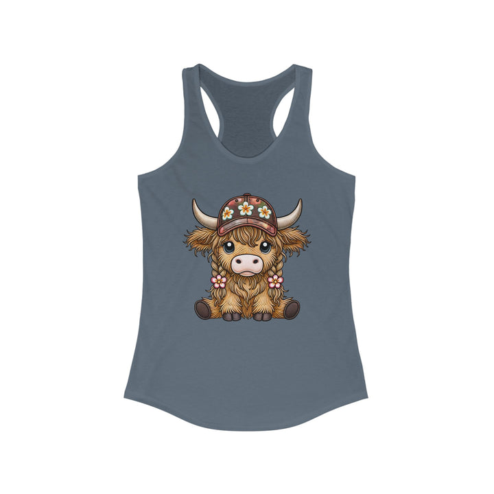 Summer Cow - Women's Ideal Racerback Tank