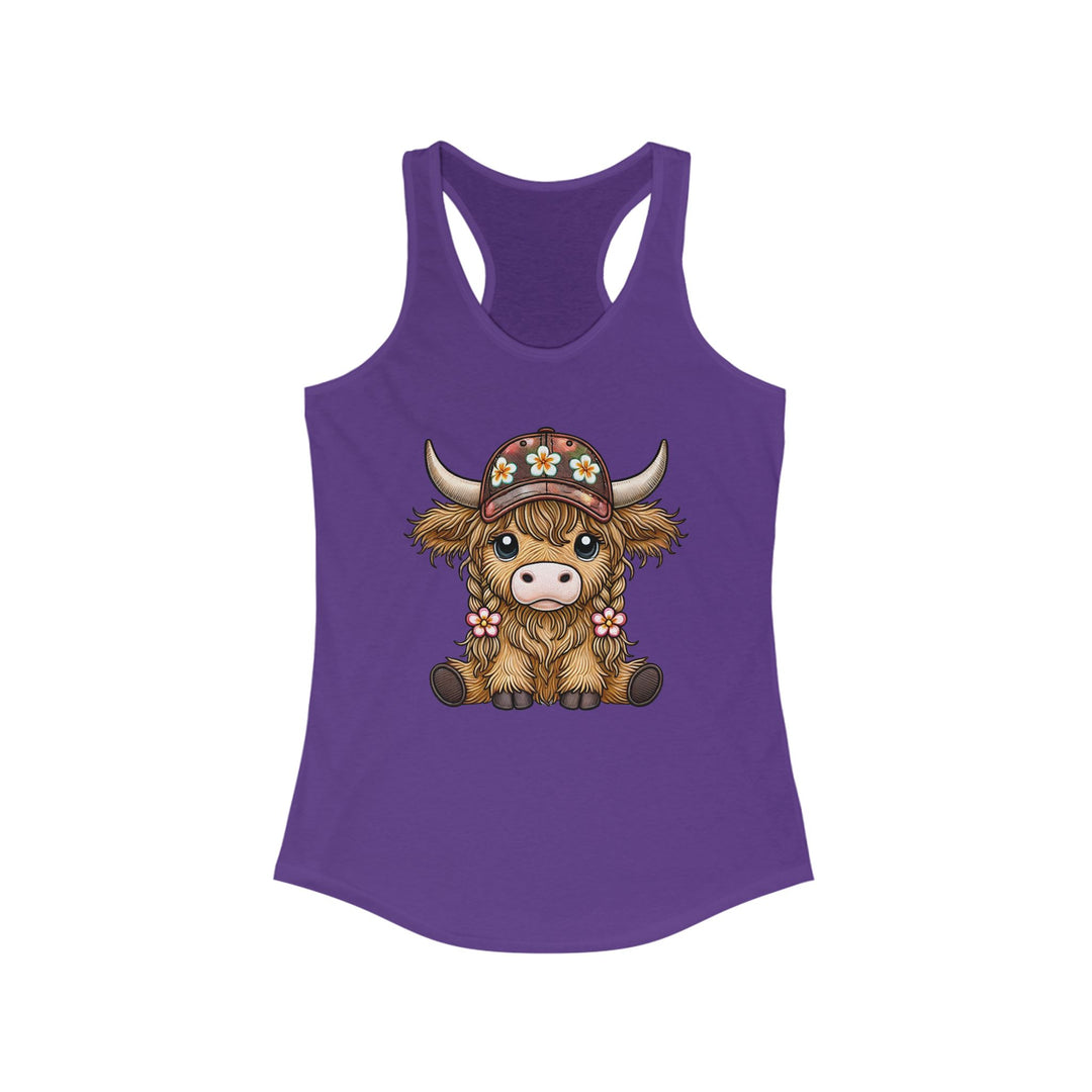 Summer Cow - Women's Ideal Racerback Tank