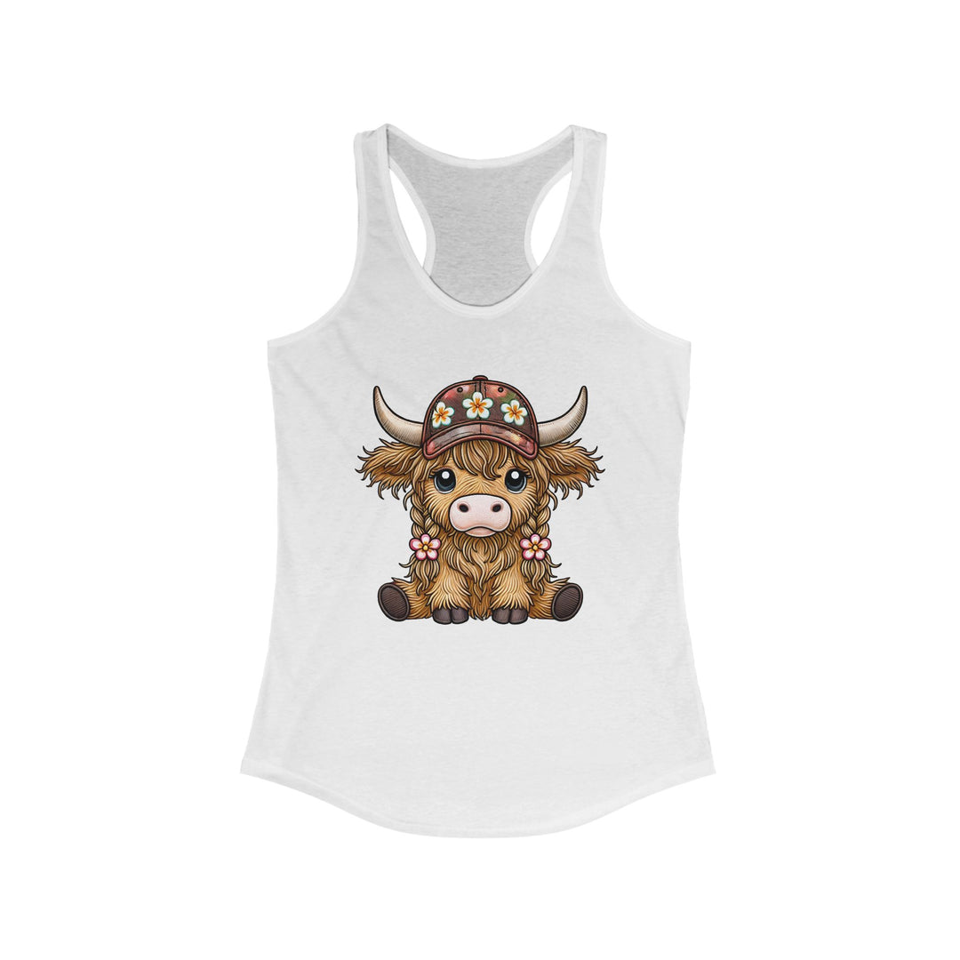 Summer Cow - Women's Ideal Racerback Tank