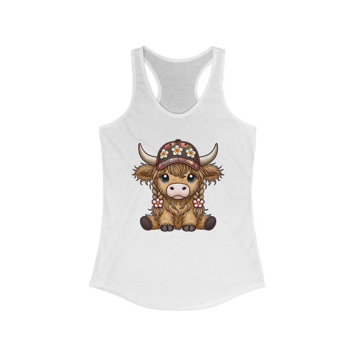 Summer Cow - Women's Ideal Racerback Tank