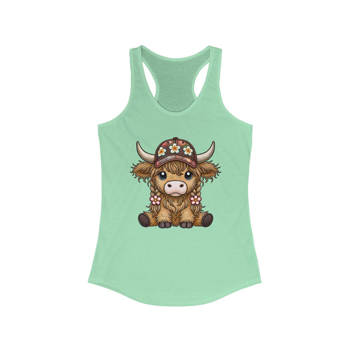Summer Cow - Women's Ideal Racerback Tank