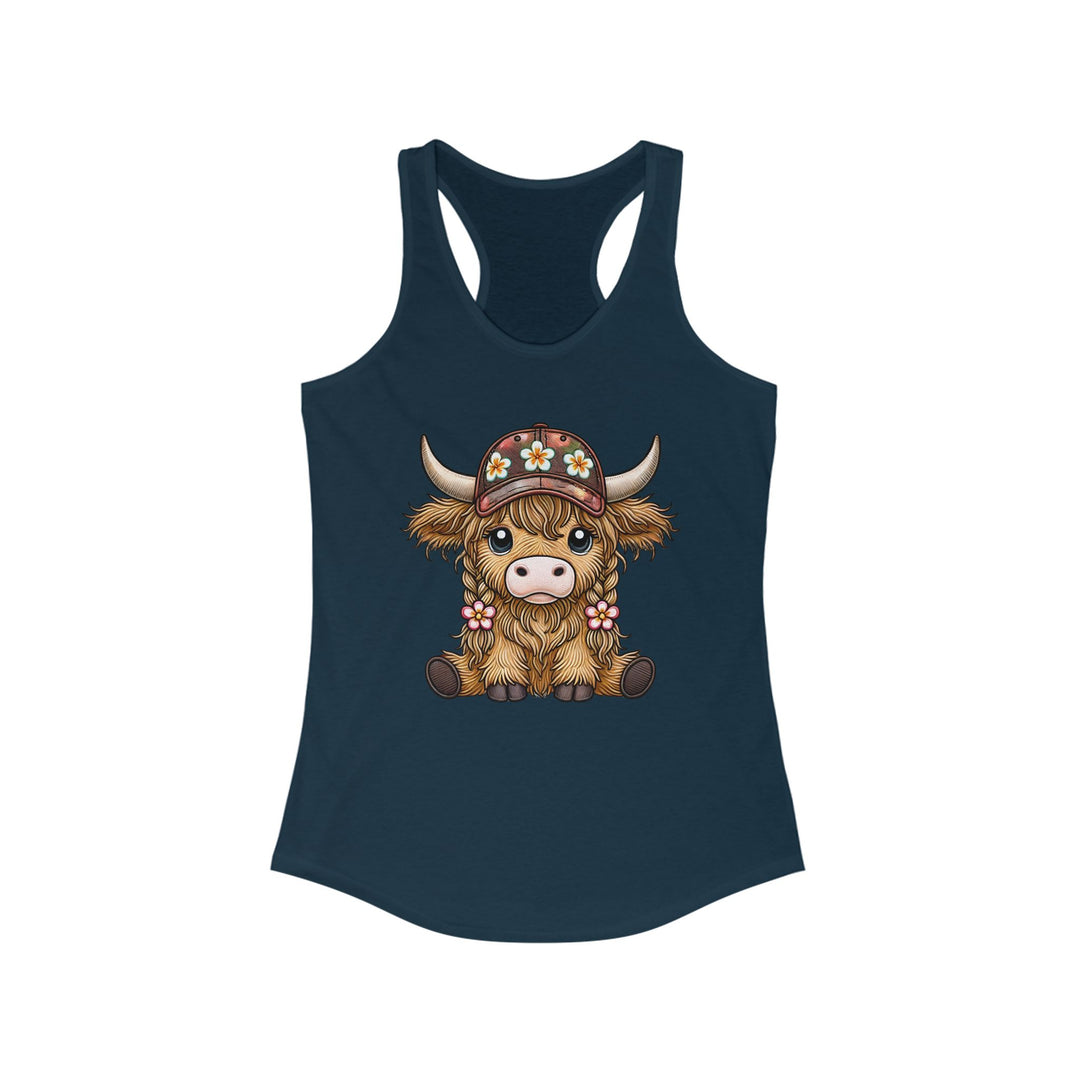Summer Cow - Women's Ideal Racerback Tank