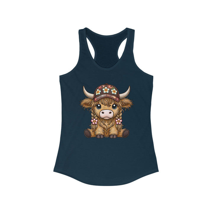 Summer Cow - Women's Ideal Racerback Tank