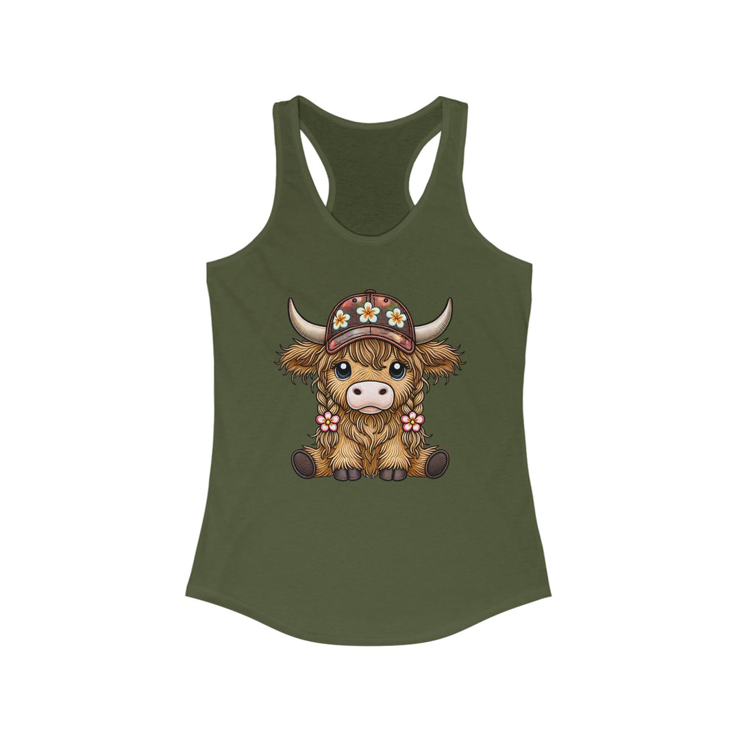 Summer Cow - Women's Ideal Racerback Tank