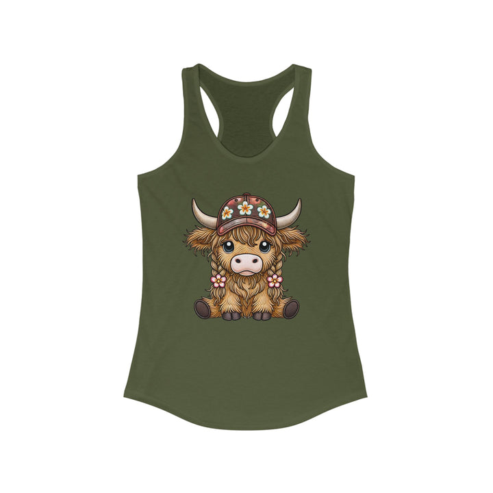 Summer Cow - Women's Ideal Racerback Tank