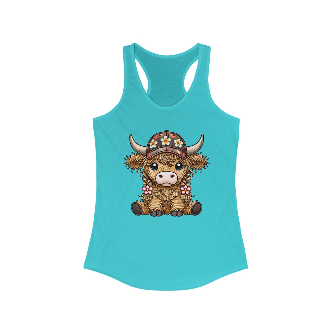 Summer Cow - Women's Ideal Racerback Tank