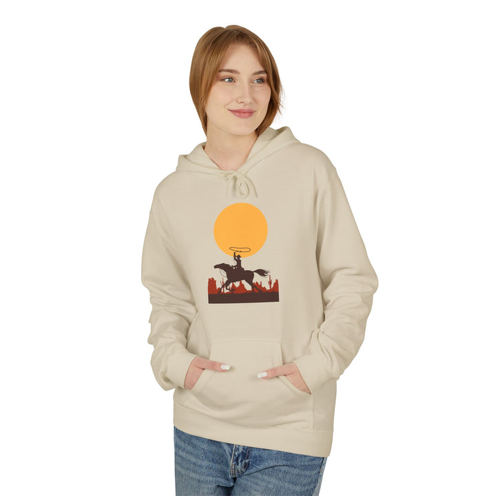 Roping The Moon - Unisex Midweight Softstyle Fleece Hoodie