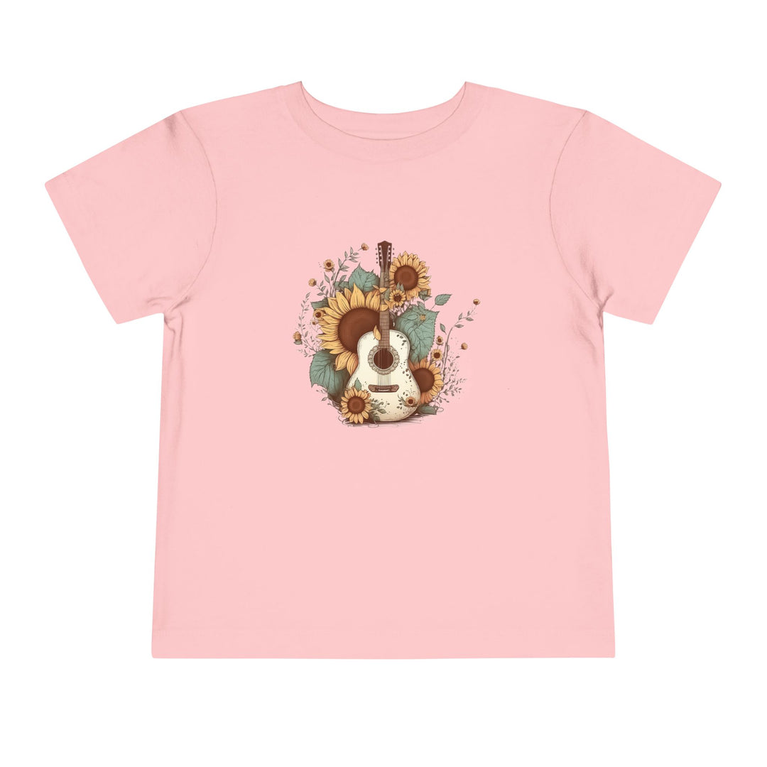 Sunflower Guitar - Toddler Short Sleeve Tee