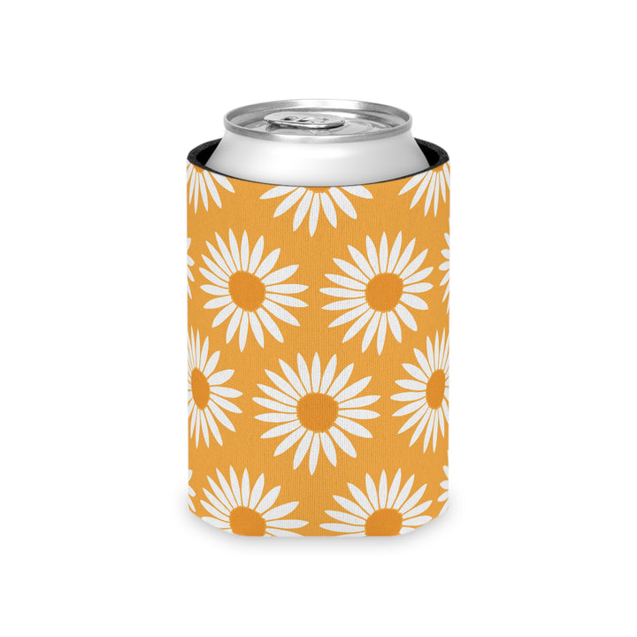 Yellow Sunflower Pattern - Can Cooler