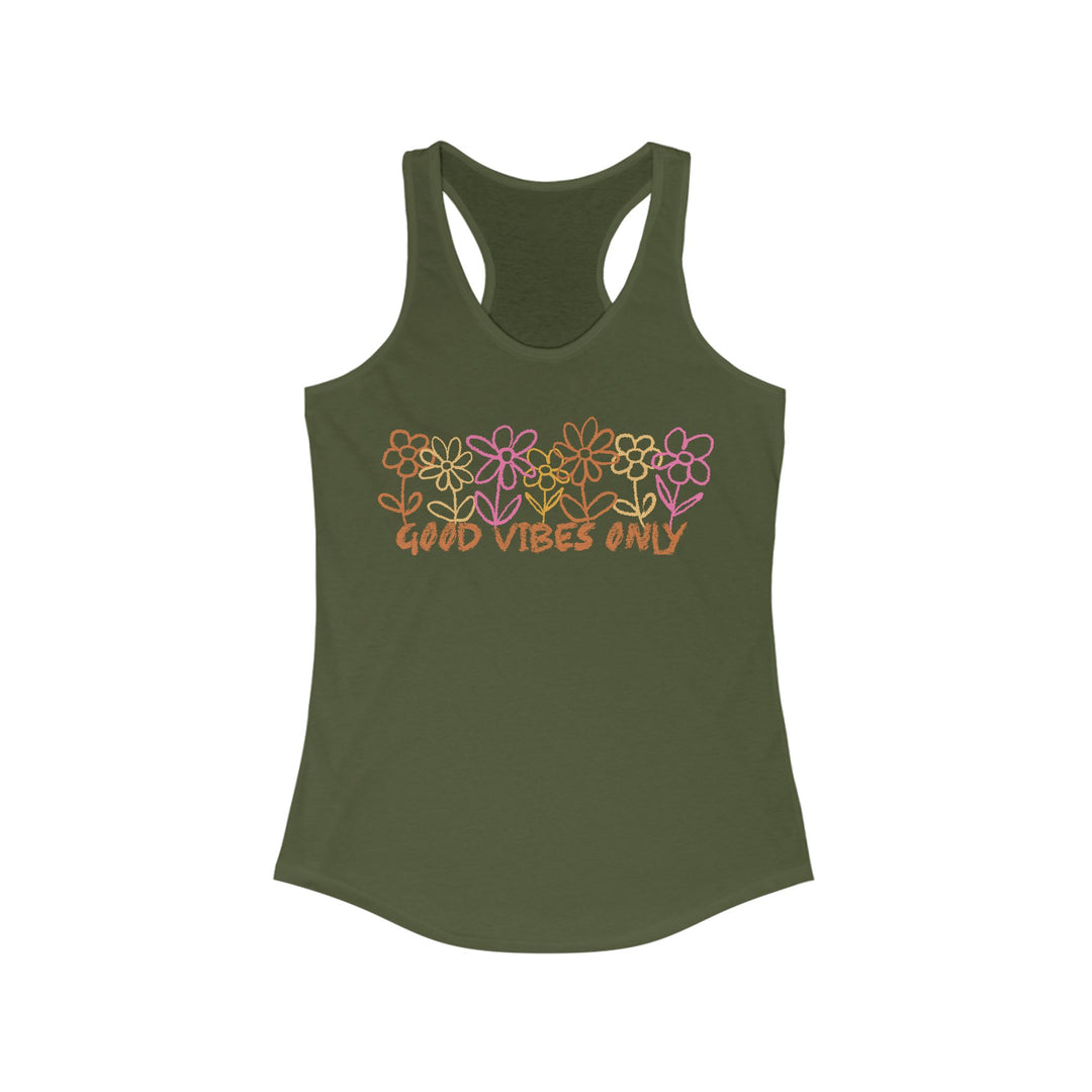 Good Vibes Only - Women's Ideal Racerback Tank