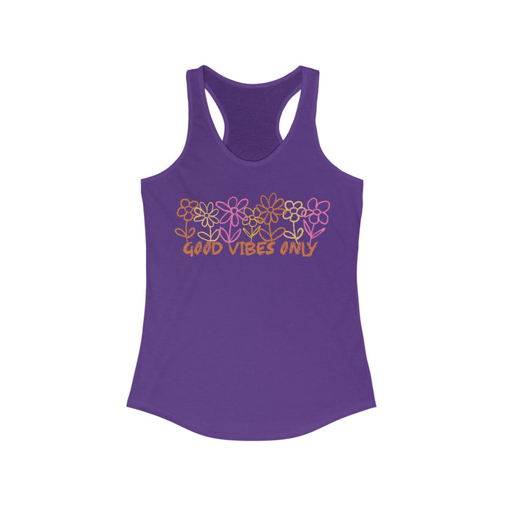 Good Vibes Only - Women's Ideal Racerback Tank