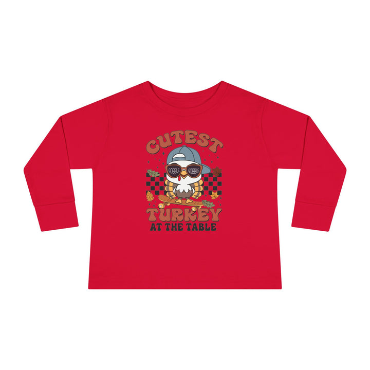 Cutest turkey Boys - Toddler Long Sleeve Tee