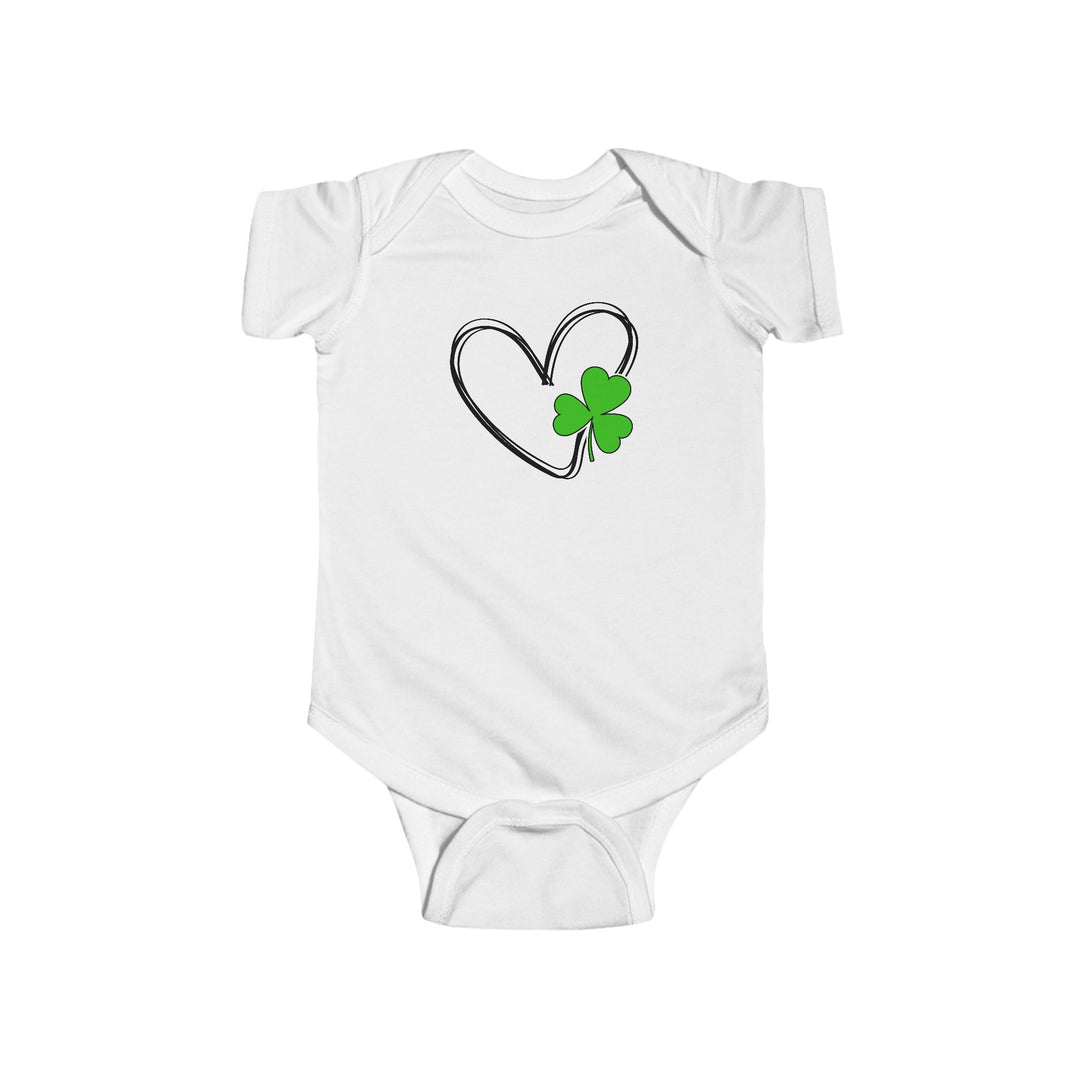 Heart & Clover - Infant Fine Jersey Bodysuit