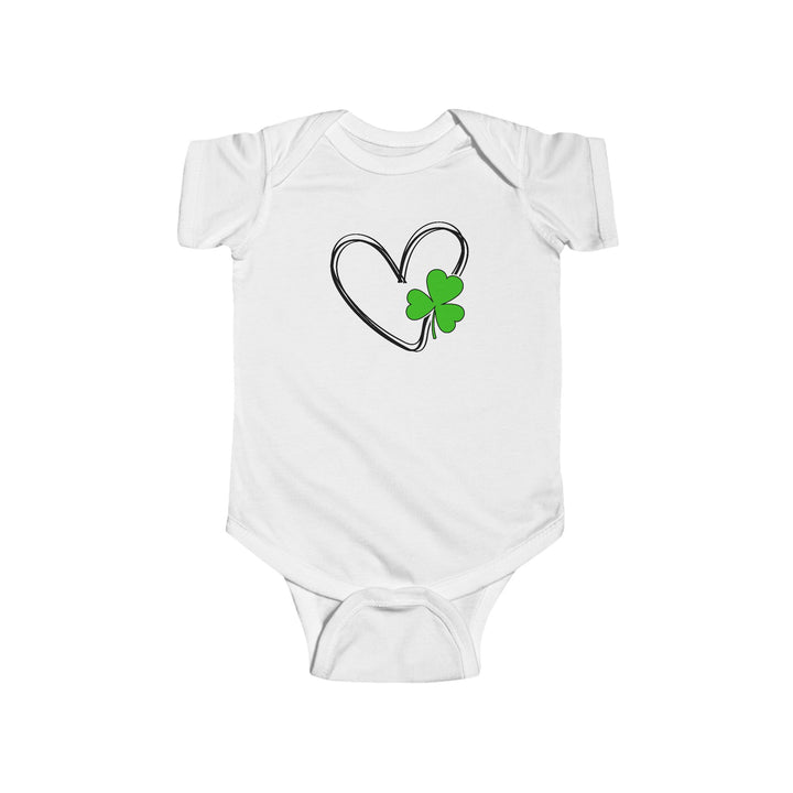 Heart & Clover - Infant Fine Jersey Bodysuit